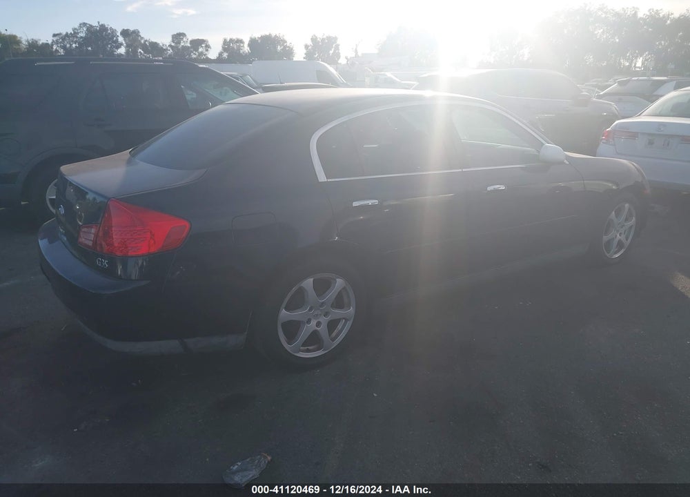 2003 INFINITI G35 BASE W/6 SPEED MANUAL VIN: JNKCV51E73M020800
