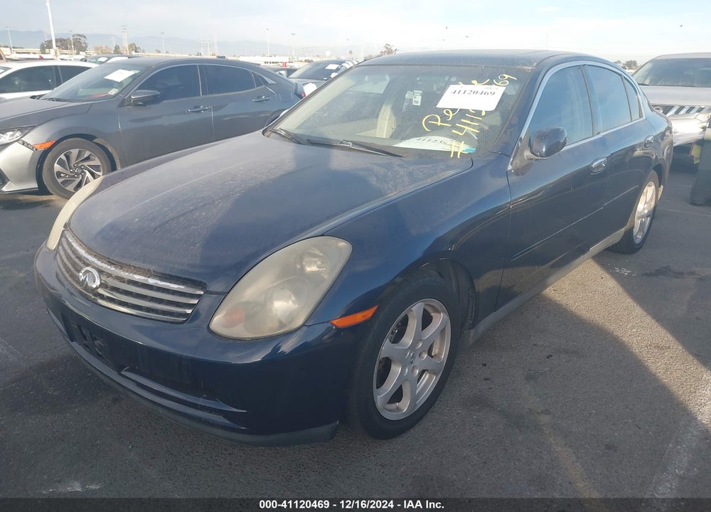 2003 INFINITI G35 BASE W/6 SPEED MANUAL VIN: JNKCV51E73M020800