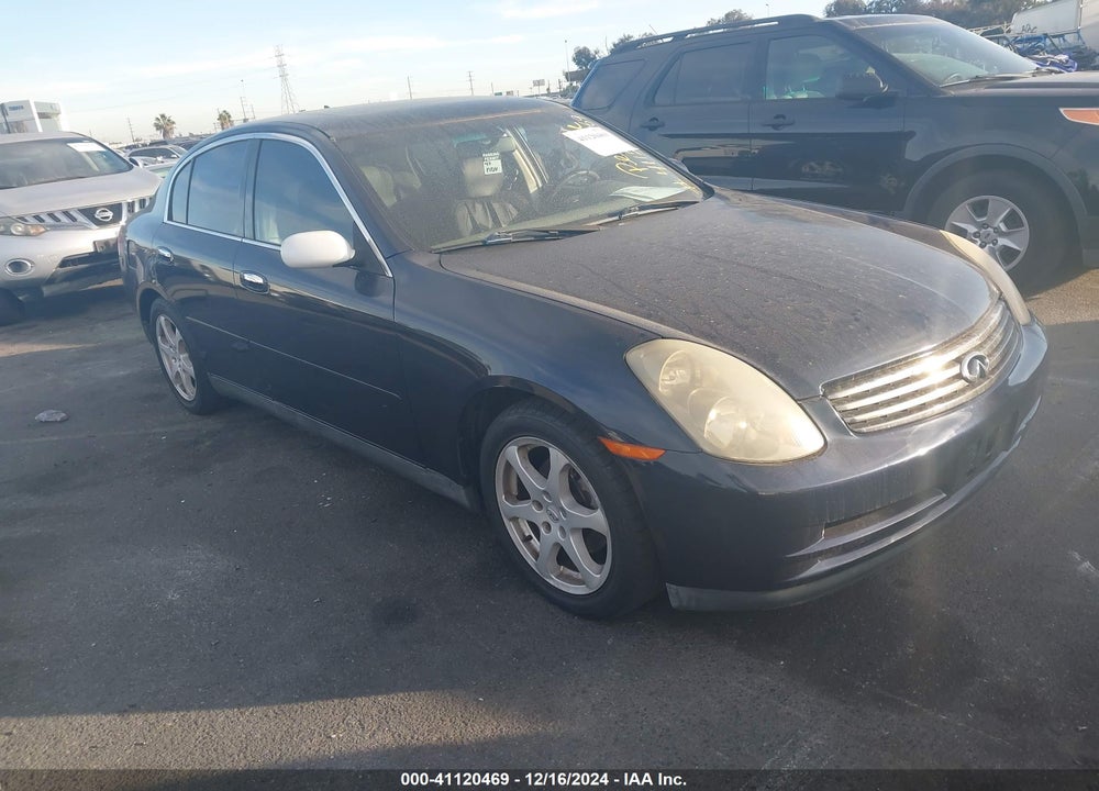 2003 INFINITI G35 BASE W/6 SPEED MANUAL VIN: JNKCV51E73M020800