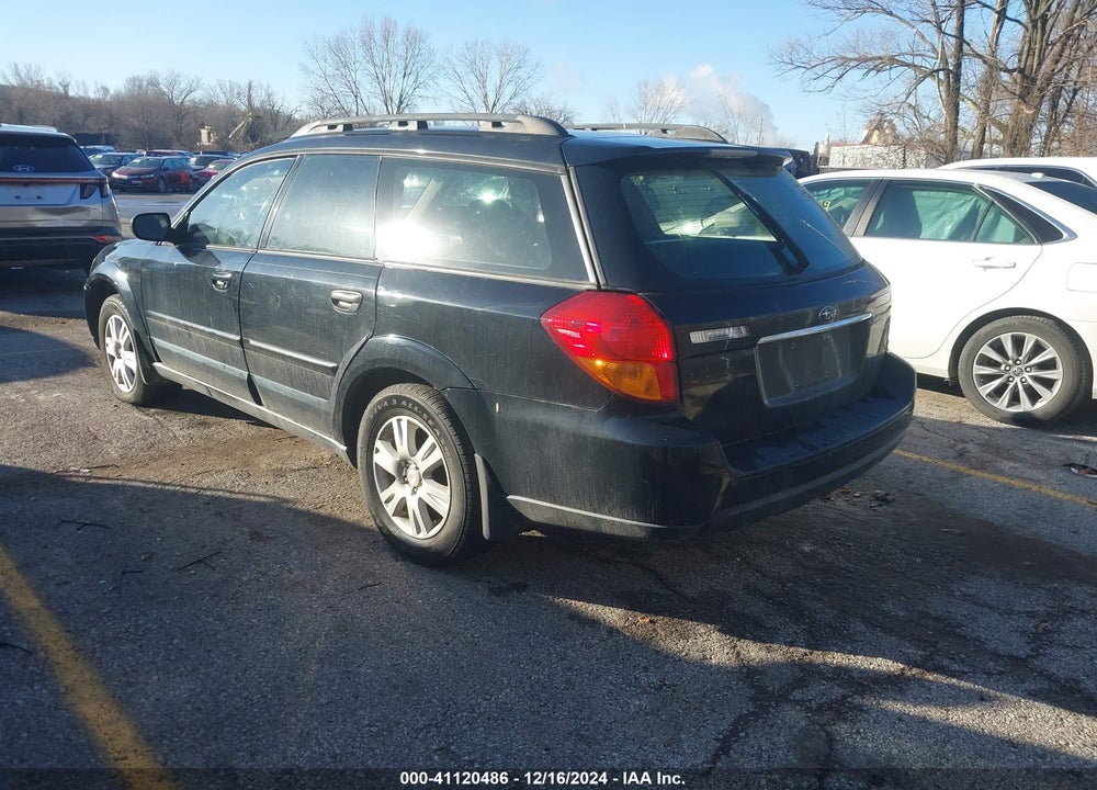 2005 SUBARU OUTBACK 2.5I VIN: 4S4BP61C857360546