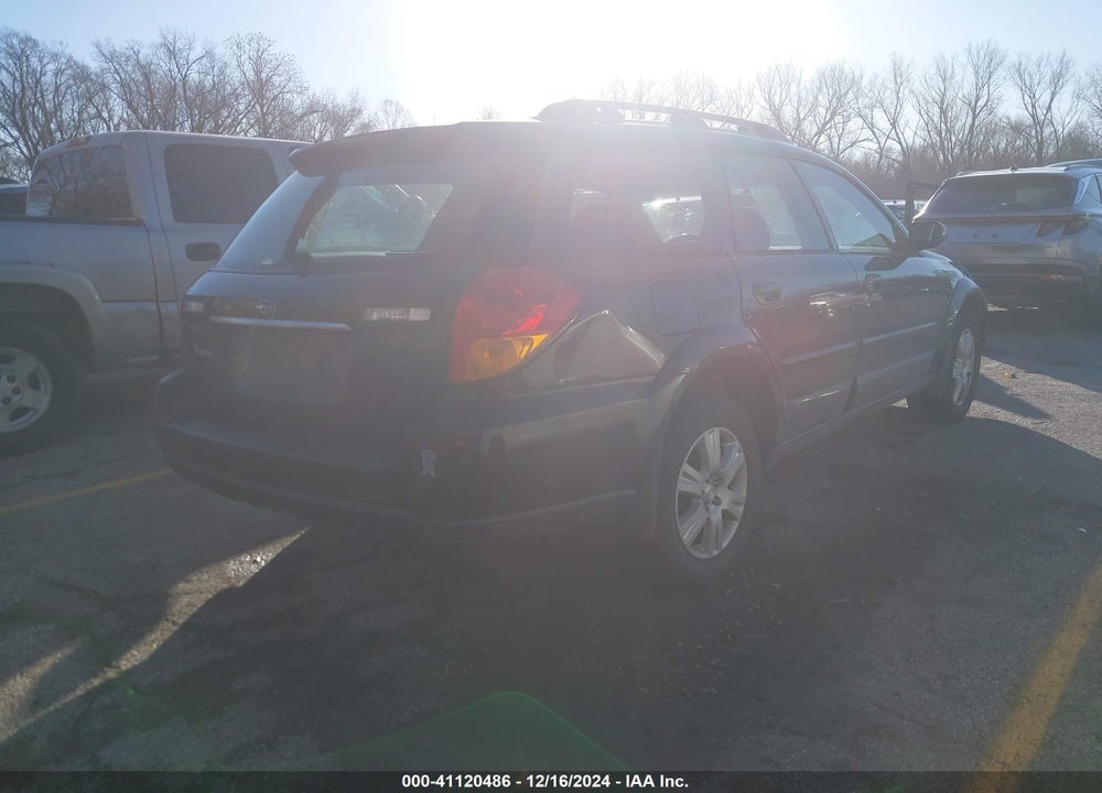 2005 SUBARU OUTBACK 2.5I VIN: 4S4BP61C857360546