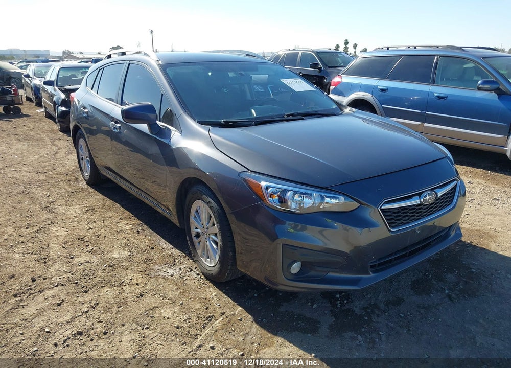 2018 SUBARU IMPREZA 2.0I PREMIUM VIN: 4S3GTAB61J3723613