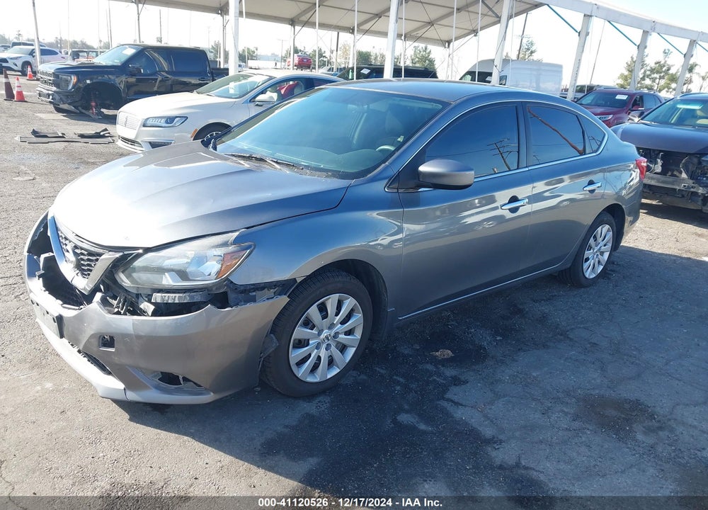 2017 NISSAN SENTRA SV VIN: 3N1AB7AP9HY273655