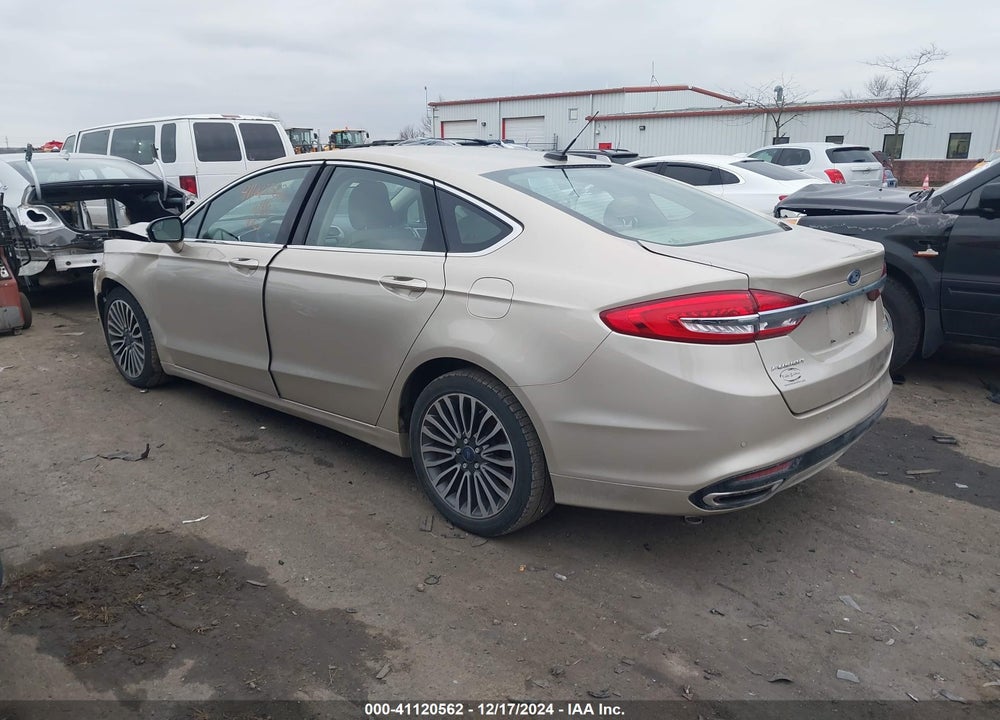 2017 FORD FUSION SE VIN: 3FA6P0T99HR302940
