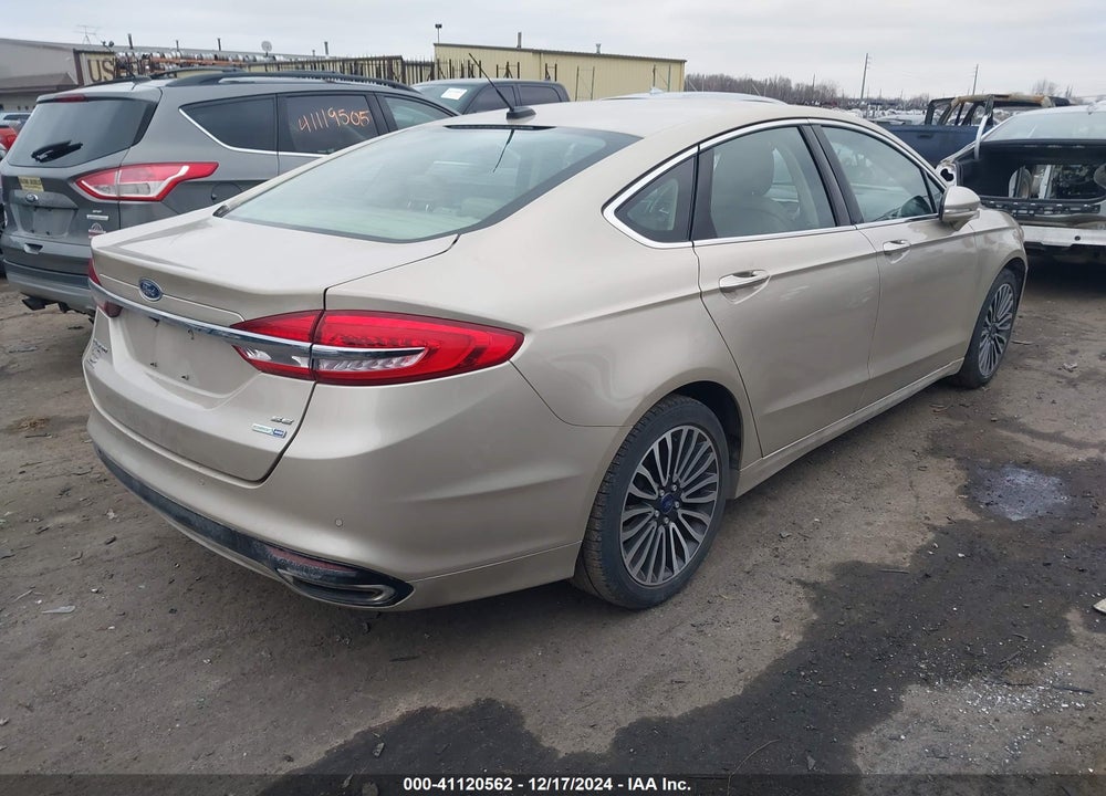 2017 FORD FUSION SE VIN: 3FA6P0T99HR302940