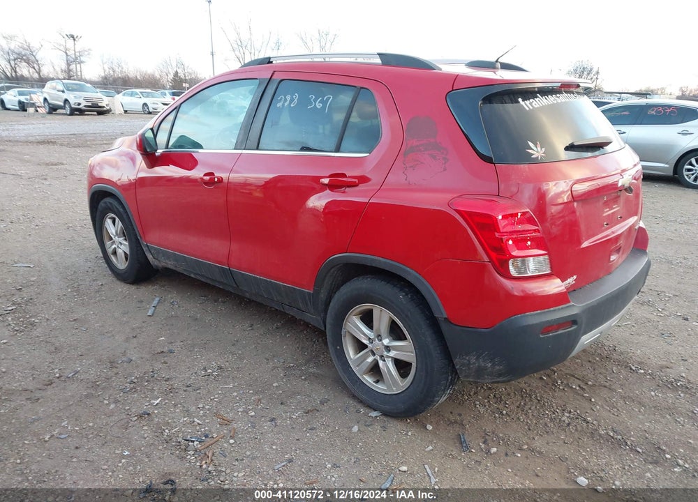 2016 CHEVROLET TRAX LT VIN: KL7CJLSB0GB650193