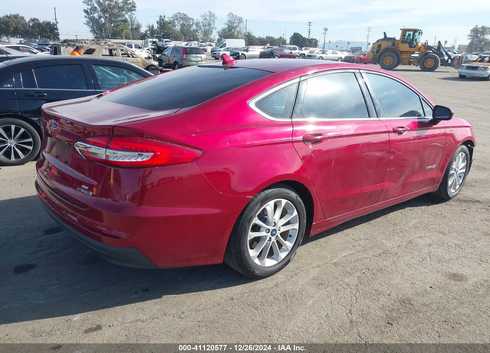 2019 FORD FUSION HYBRID SE VIN: 3FA6P0LU8KR188537