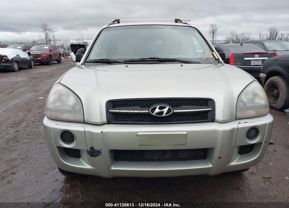 2007 HYUNDAI TUCSON GLS VIN: KM8JM12B67U573562