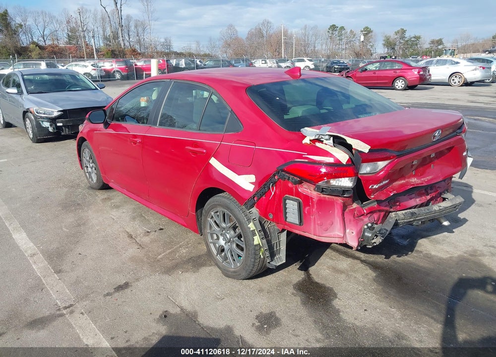 2020 TOYOTA COROLLA VIN: 5YFEPRAE0LP028634