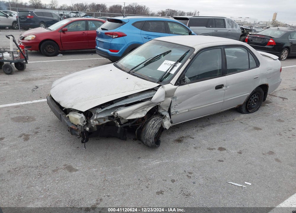 2002 TOYOTA COROLLA S VIN: 1NXBR12E02Z567863
