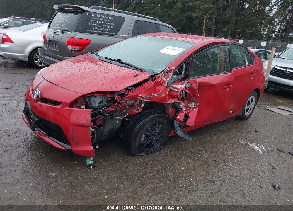 2015 TOYOTA PRIUS VIN: JTDKN3DU2F1896846