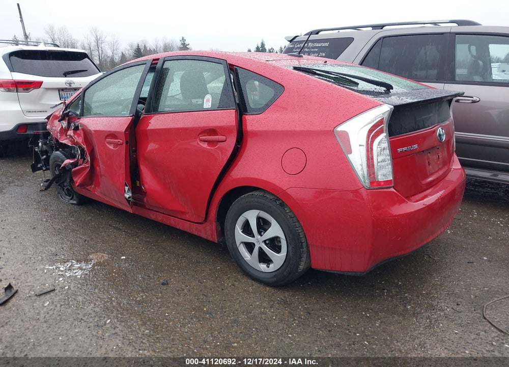 2015 TOYOTA PRIUS VIN: JTDKN3DU2F1896846