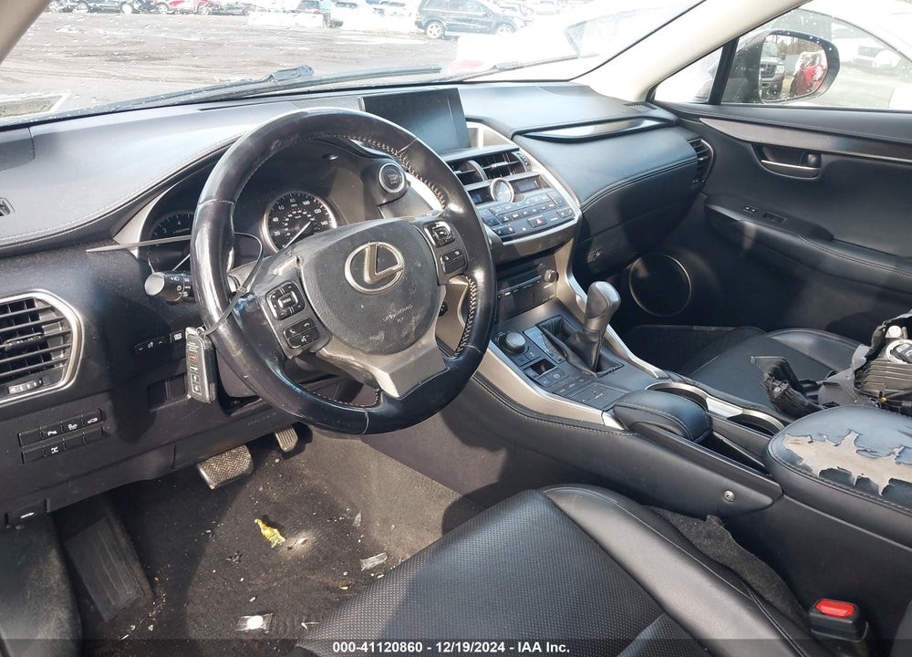 2016 LEXUS NX 200T VIN: JTJBARBZ9G2046346