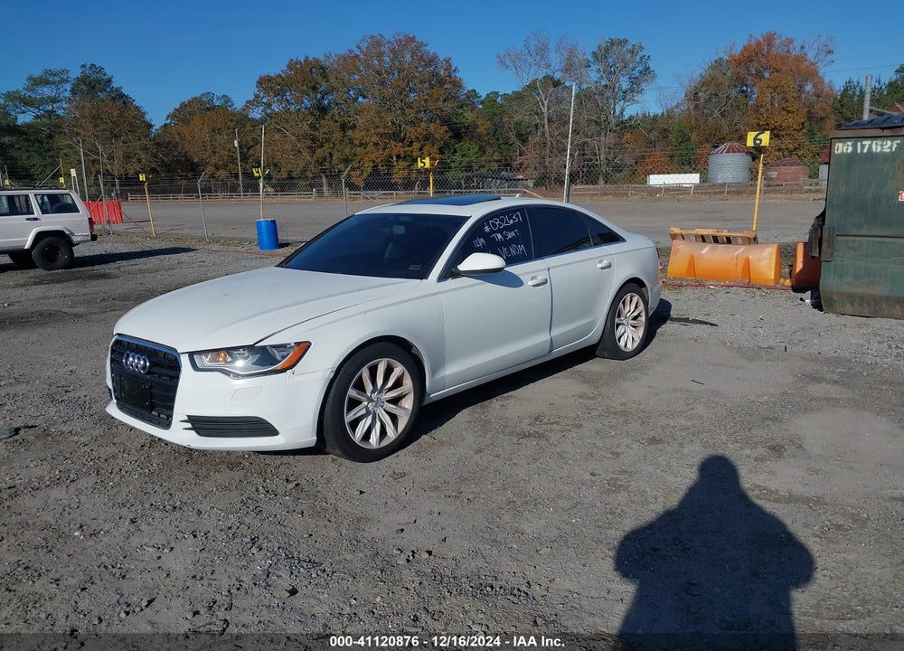 2013 AUDI A6 VIN: WAUCFAFC6DN032637