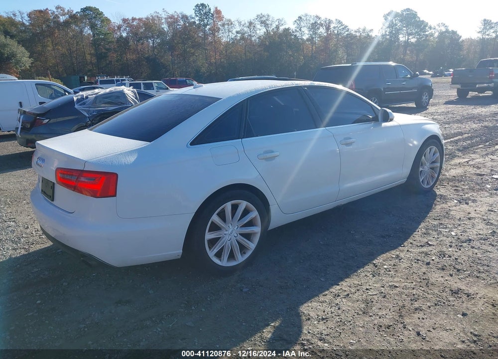 2013 AUDI A6 VIN: WAUCFAFC6DN032637