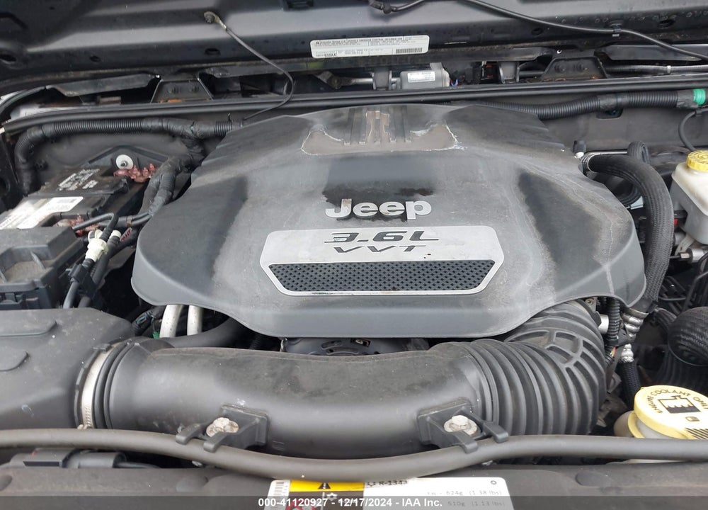 2012 JEEP WRANGLER SPORT VIN: 1C4AJWAG3CL220414