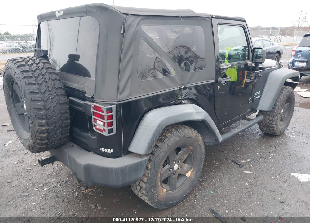 2012 JEEP WRANGLER SPORT VIN: 1C4AJWAG3CL220414