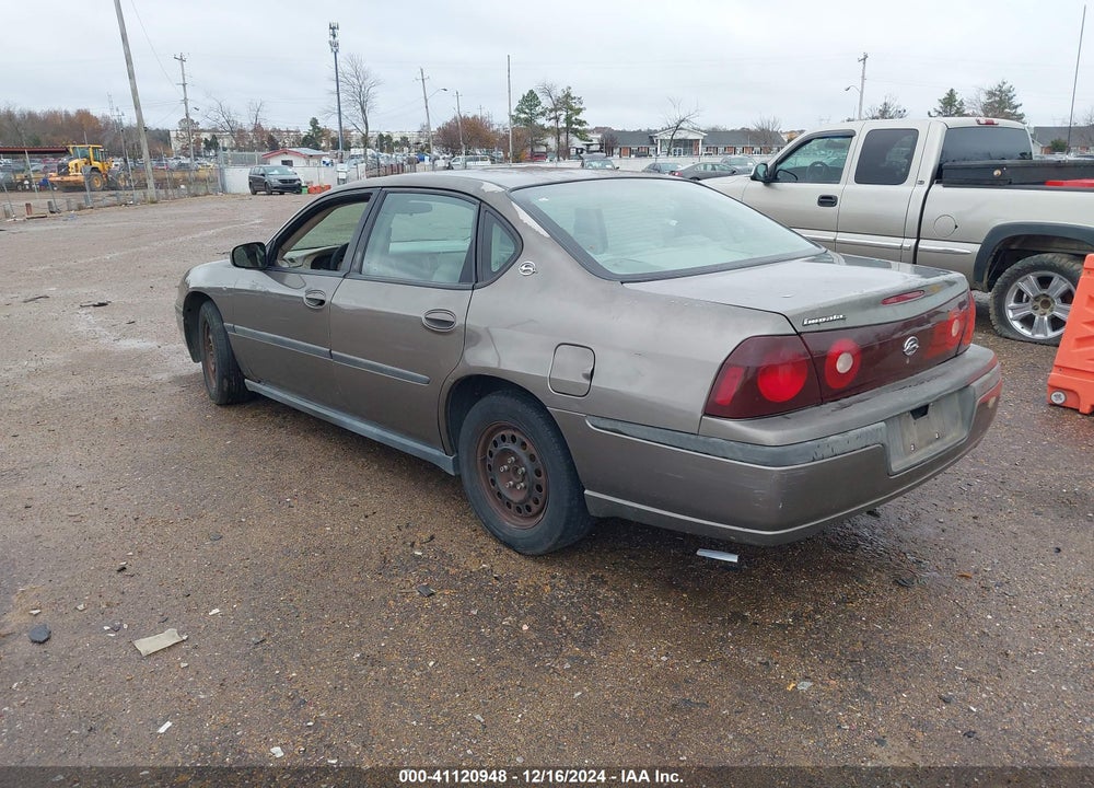 2003 CHEVROLET IMPALA VIN: 2G1WF52EX39106859