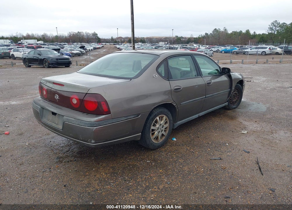 2003 CHEVROLET IMPALA VIN: 2G1WF52EX39106859
