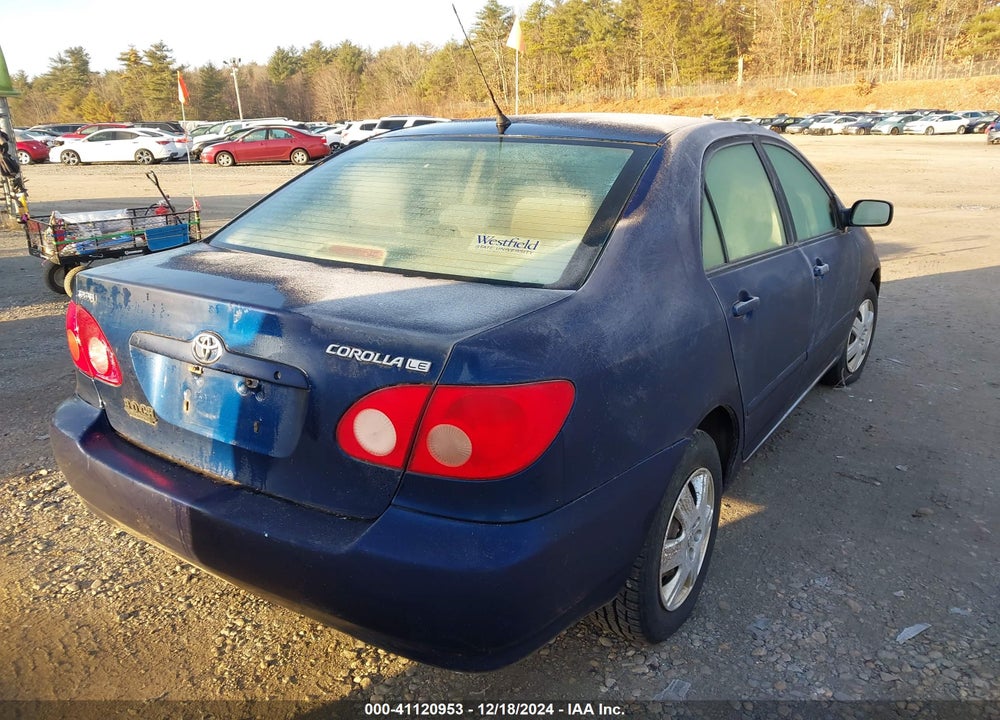 2006 TOYOTA COROLLA LE VIN: JTDBR32E160062699