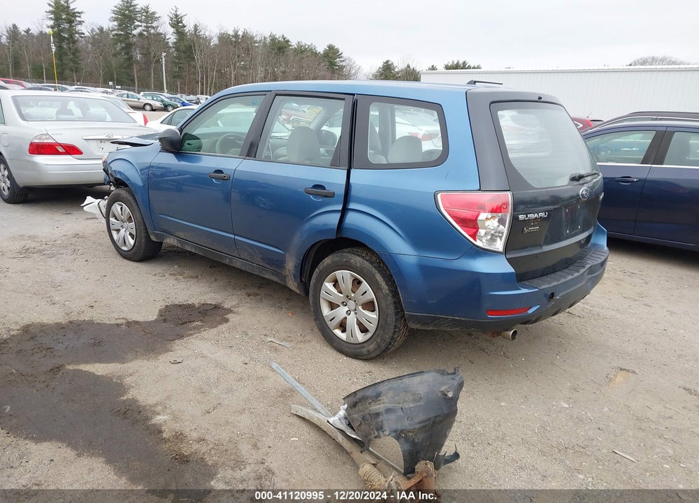 2009 SUBARU FORESTER 2.5X VIN: JF2SH61639H788618
