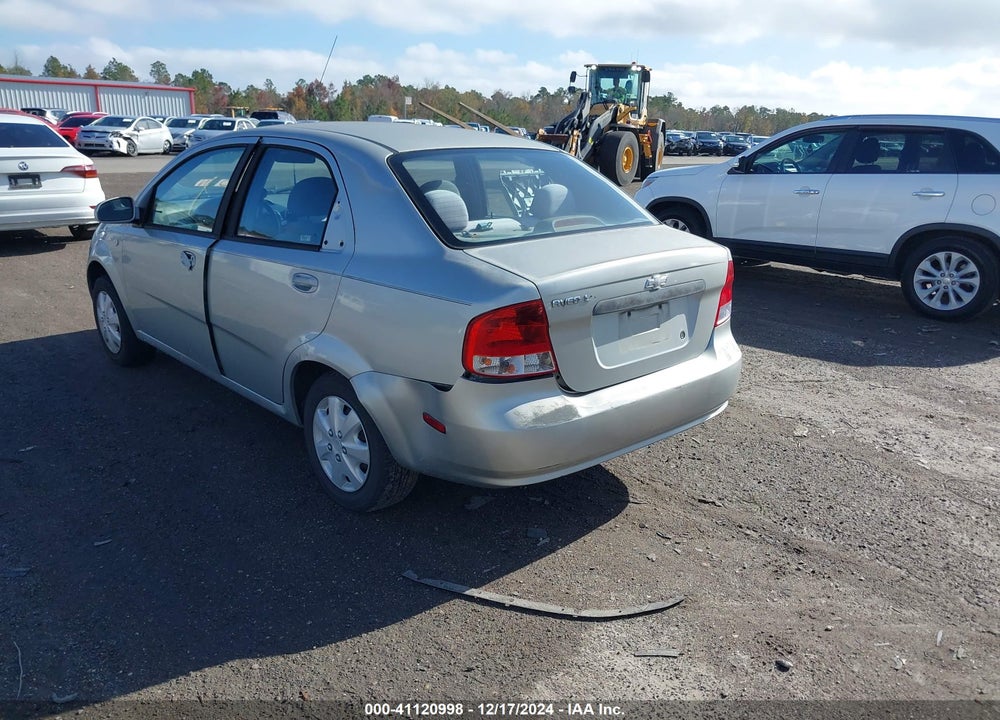 2005 CHEVROLET AVEO LS VIN: KL1TD52665B475283