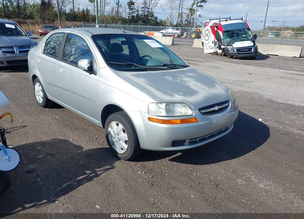 2005 CHEVROLET AVEO LS VIN: KL1TD52665B475283