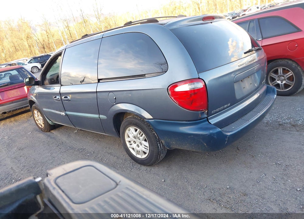 2002 DODGE GRAND CARAVAN SPORT VIN: 2B8GP44372R778452