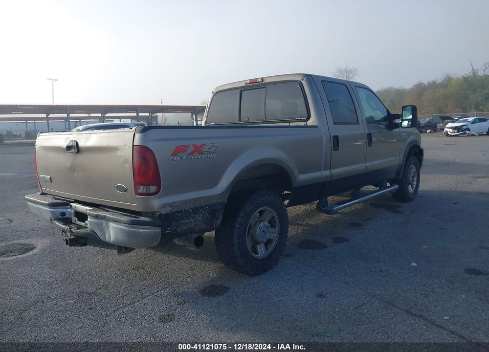 2005 FORD F-250 LARIAT/XL/XLT VIN: 1FTSW21P25EA10389