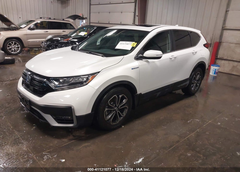 2021 HONDA CR-V HYBRID EX-L VIN: 7FART6H83ME019696