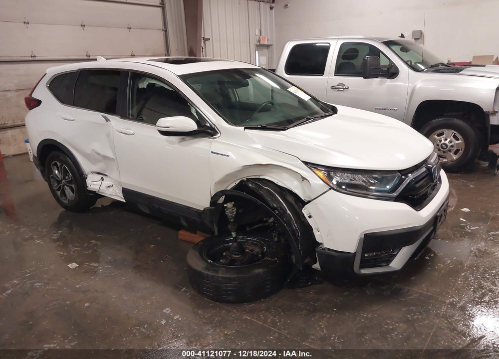 2021 HONDA CR-V HYBRID EX-L VIN: 7FART6H83ME019696
