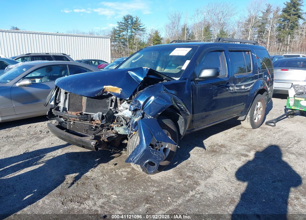 2008 NISSAN PATHFINDER S VIN: 5N1AR18BX8C613903
