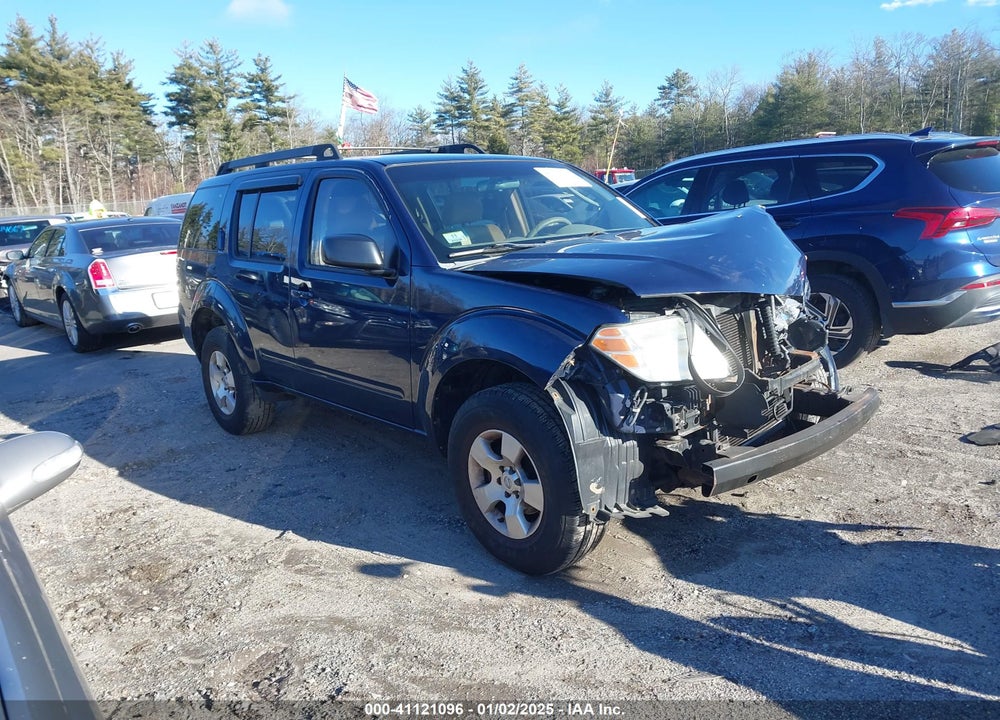 2008 NISSAN PATHFINDER S VIN: 5N1AR18BX8C613903