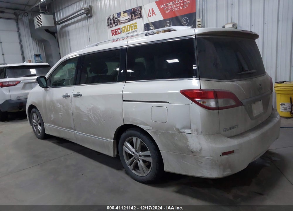 2012 NISSAN QUEST SL VIN: JN8AE2KP3C9035101