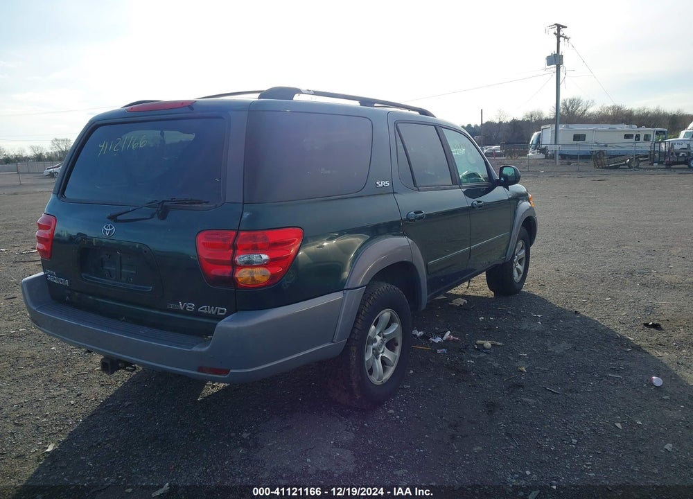 2001 TOYOTA SEQUOIA SR5 V8 VIN: 5TDBT44A01S047232