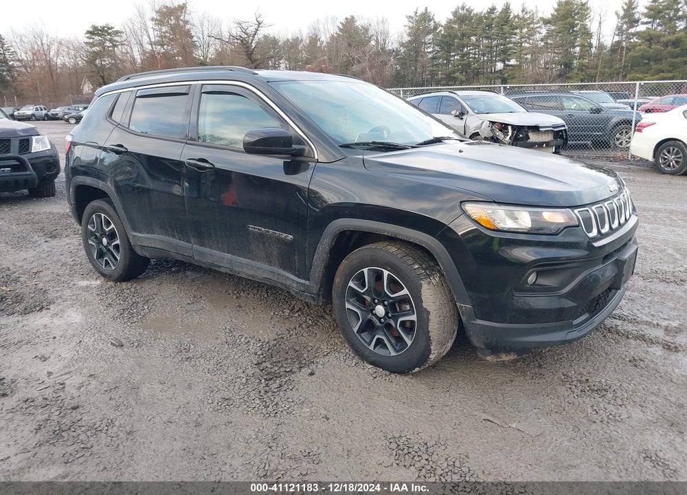 2022 JEEP COMPASS LATITUDE 4X4 VIN: 3C4NJDBBXNT124344