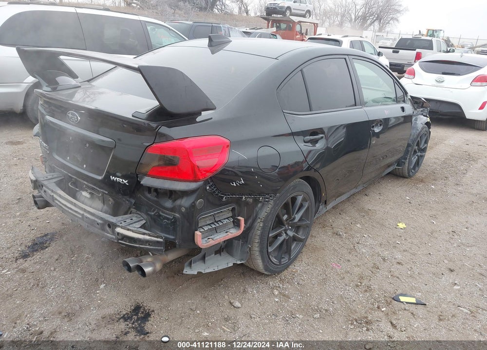 2021 SUBARU WRX LIMITED VIN: JF1VA1H65M9808837
