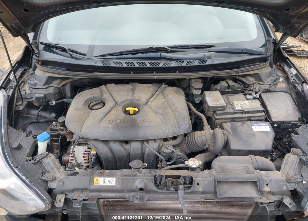 2013 HYUNDAI ELANTRA VIN: KMHDH4AEXDU741410