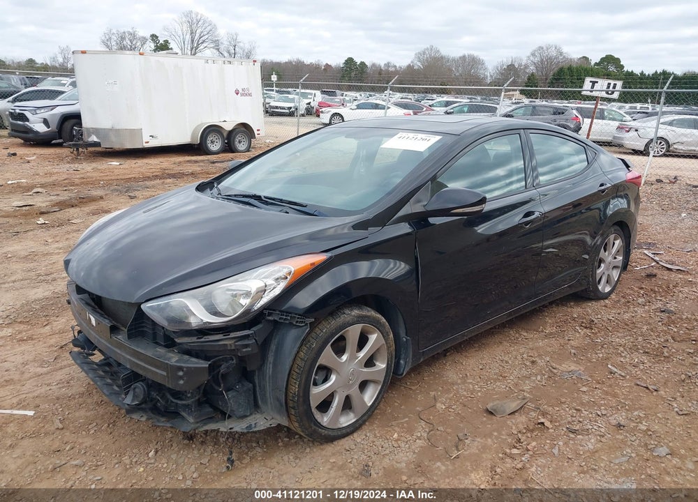 2013 HYUNDAI ELANTRA VIN: KMHDH4AEXDU741410