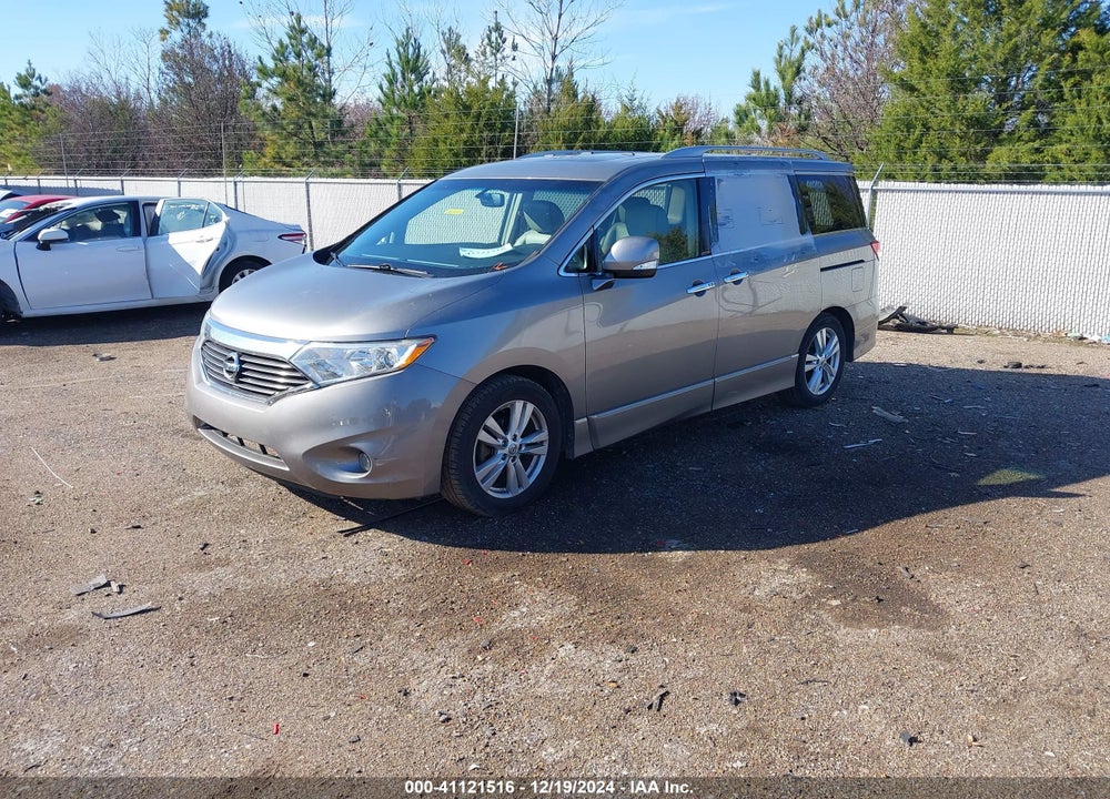 2012 NISSAN QUEST SL VIN: JN8AE2KPXC9044149
