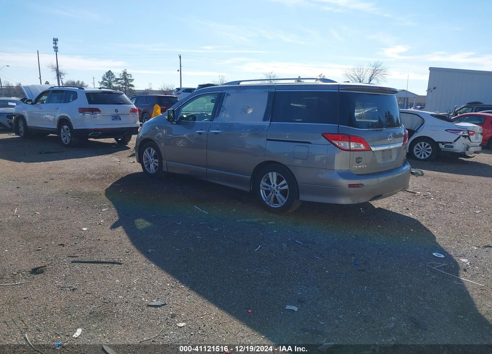 2012 NISSAN QUEST SL VIN: JN8AE2KPXC9044149