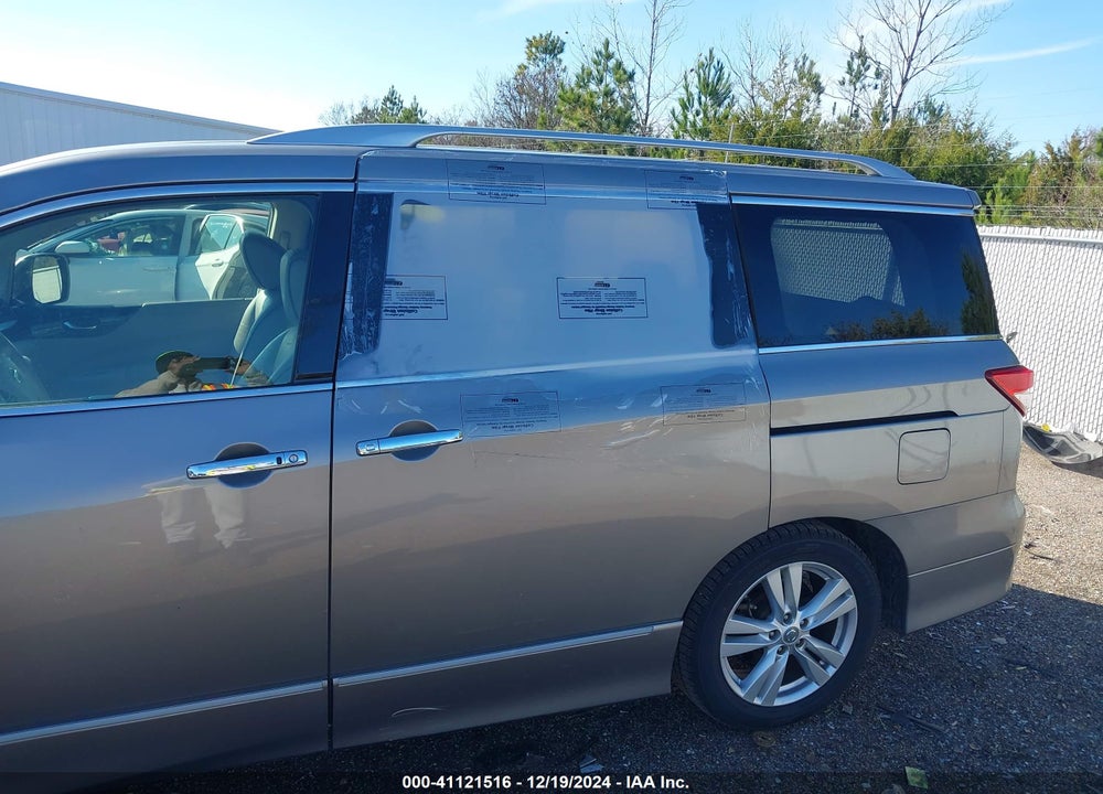 2012 NISSAN QUEST SL VIN: JN8AE2KPXC9044149