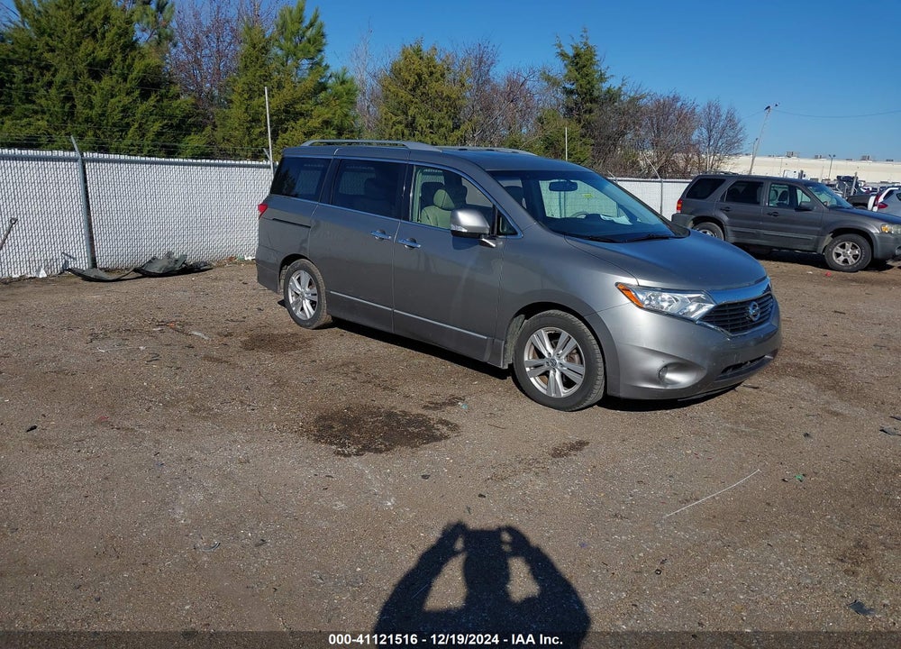 2012 NISSAN QUEST SL VIN: JN8AE2KPXC9044149