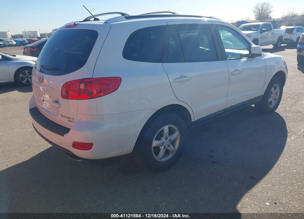 2007 HYUNDAI SANTA FE GLS VIN: 5NMSG73D57H045215