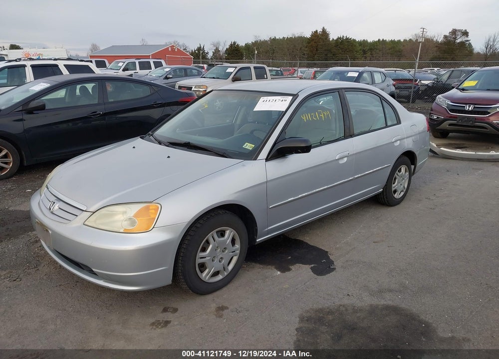 2002 HONDA CIVIC LX VIN: 1HGES15592L039456