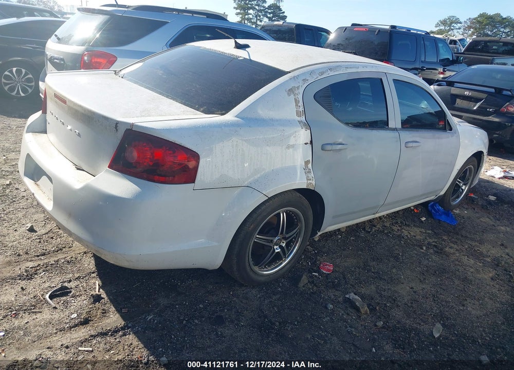 2012 DODGE AVENGER VIN: 1C3CDZAB7CN323642