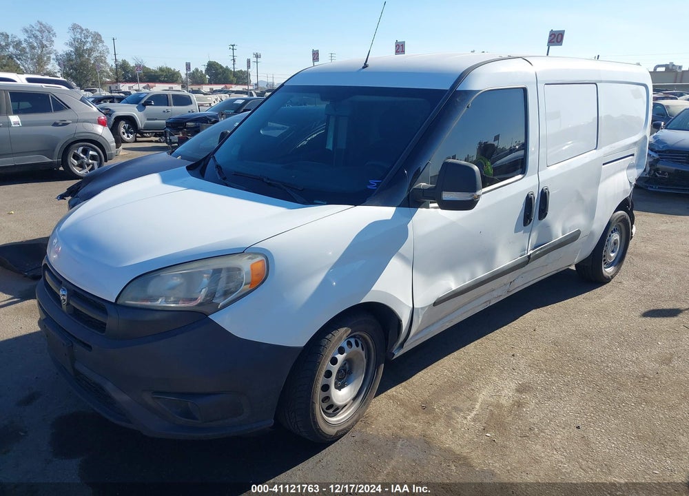 2016 RAM PROMASTER CITY TRADESMAN VIN: ZFBERFAT8G6B29107
