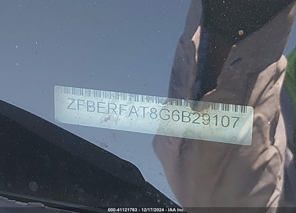 2016 RAM PROMASTER CITY TRADESMAN VIN: ZFBERFAT8G6B29107