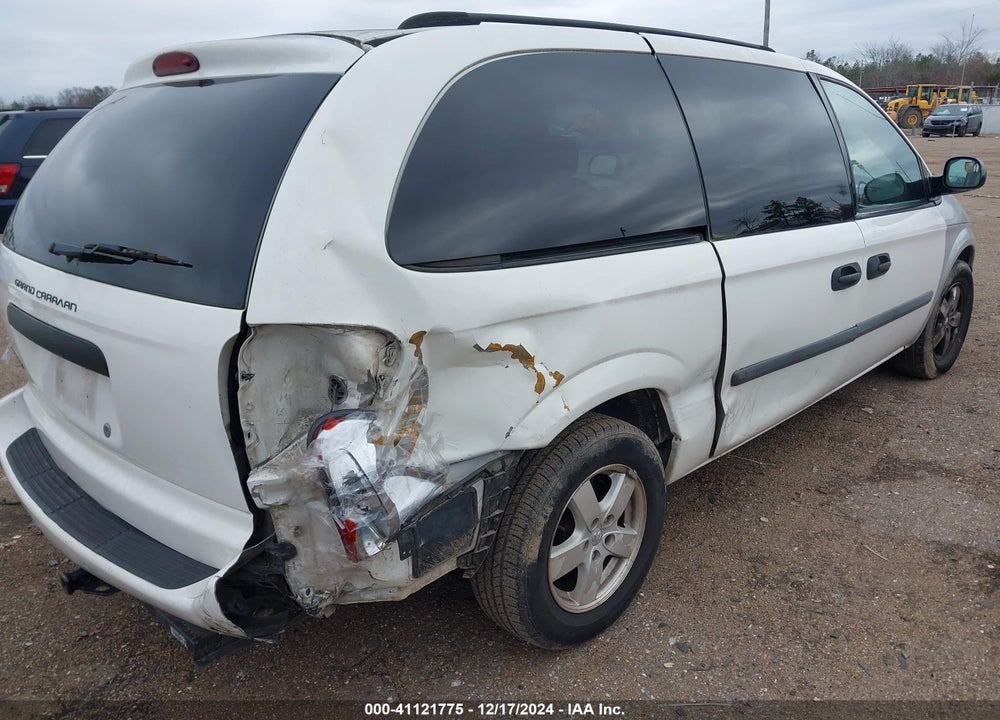 2006 DODGE GRAND CARAVAN SE VIN: 1D4GP24R46B716513