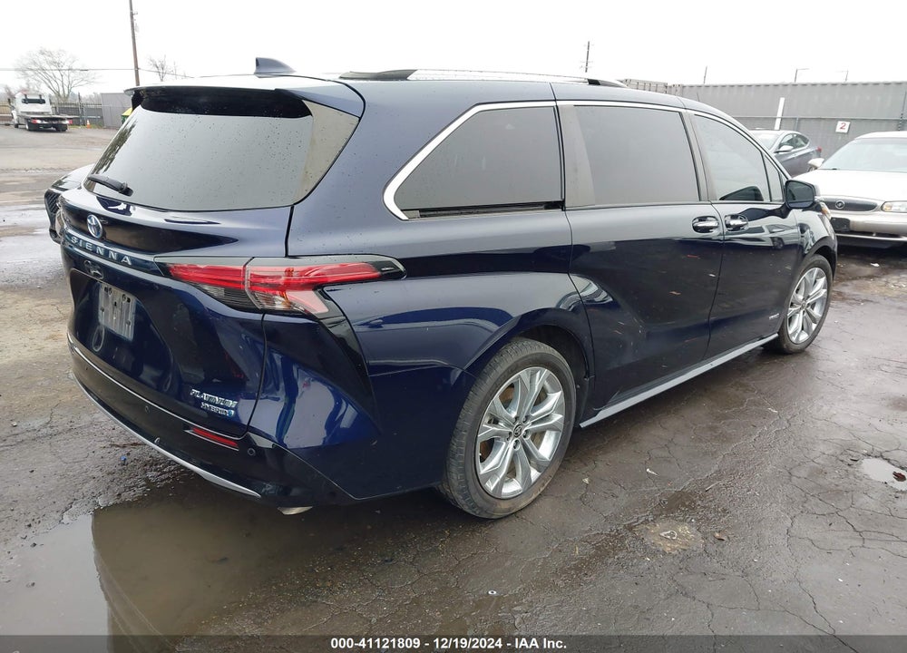 2021 TOYOTA SIENNA PLATINUM VIN: 5TDERKEC0MS050006